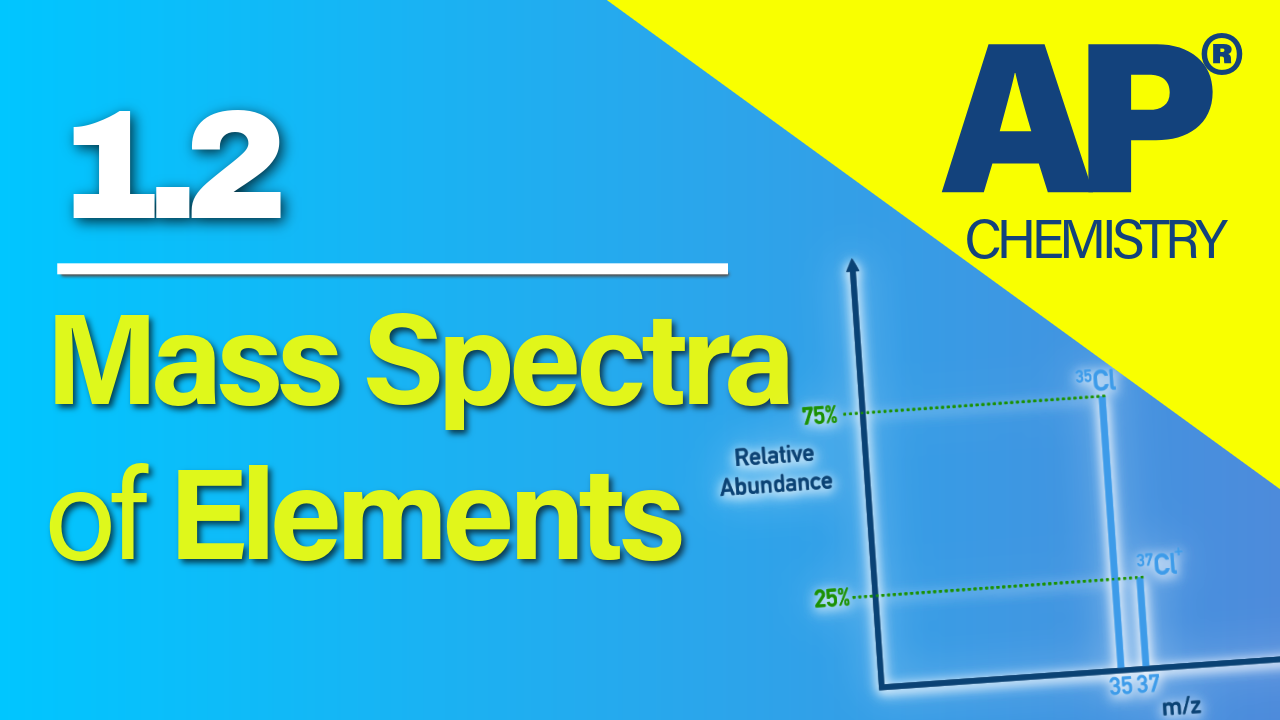 Thumbnail for AP Chemistry 1.2 Mass Spectra of Elements video lesson