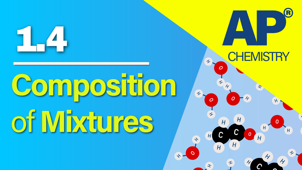 Thumbnail for AP Chemistry 1.4 Composition of Mixtures video lesson