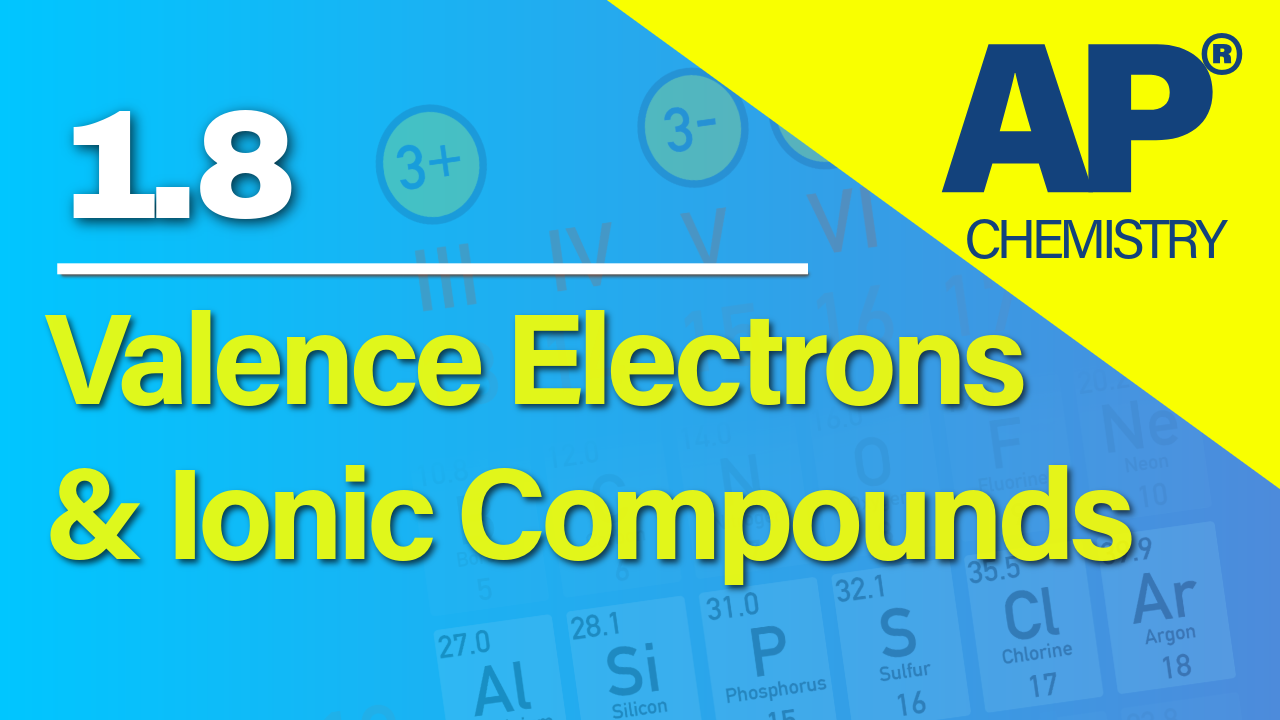 Thumbnail for AP Chemistry 1.8 Valence Electrons and Ionic Compounds video lesson