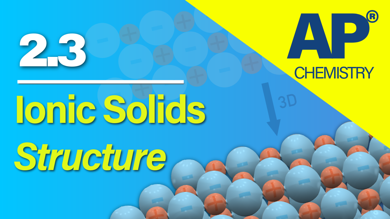 Thumbnail for AP Chemistry 2.3 Structure of Ionic Solids video lesson