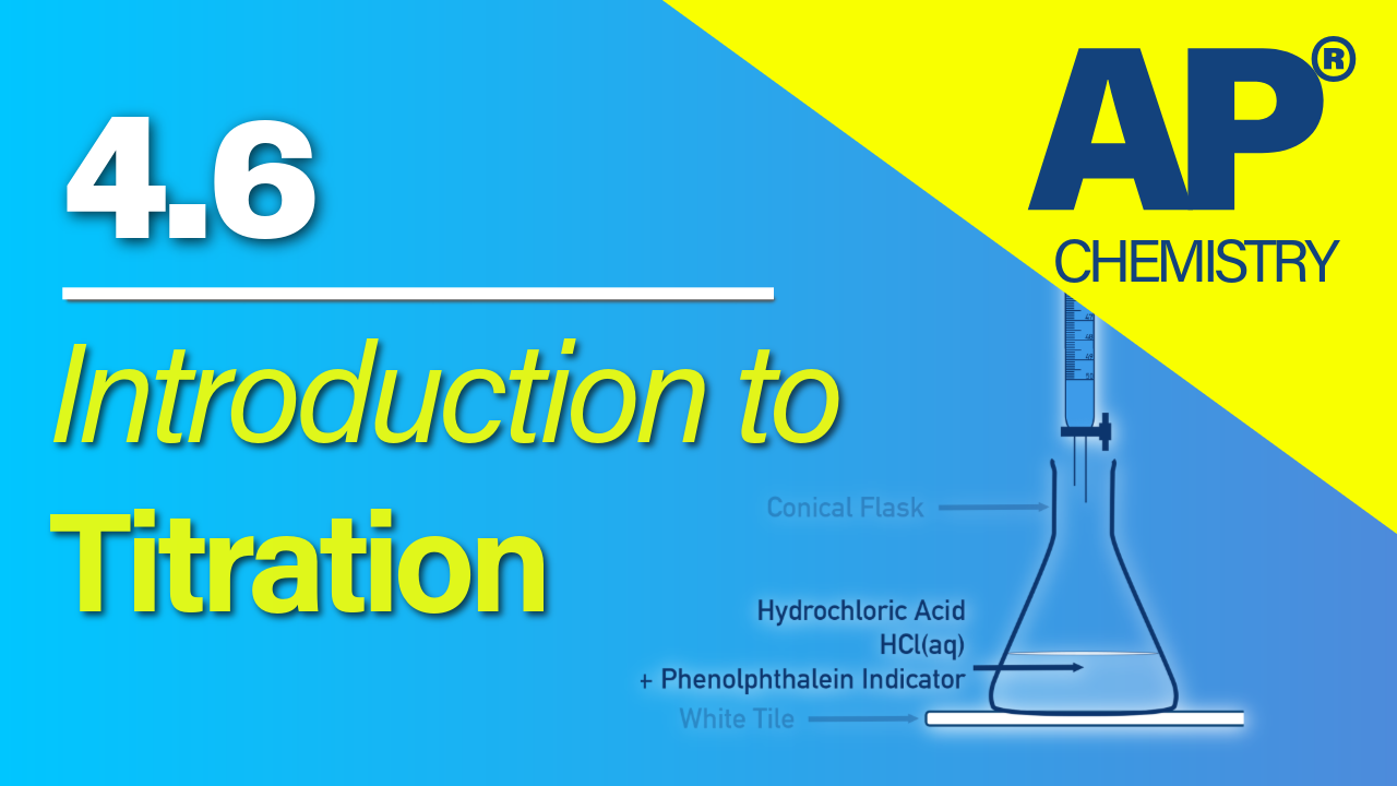 Thumbnail for AP Chemistry 4.6 Introduction to Titrations video lesson