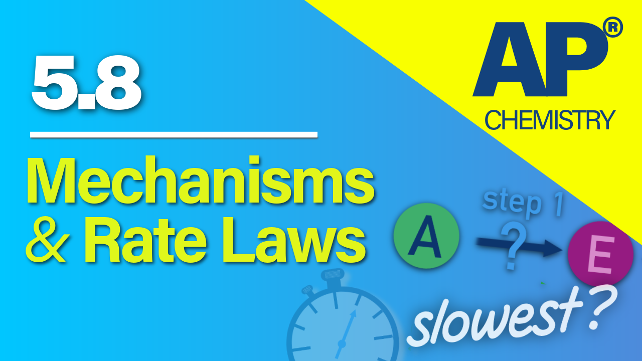 Thumbnail for AP Chemistry 5.8 Reaction Rates video lesson