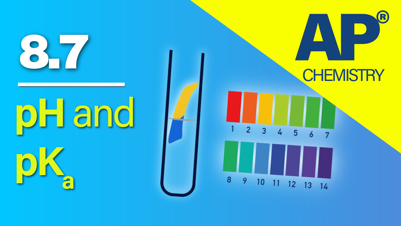 Thumbnail for AP Chemistry 8.7 pH and pKa video lesson
