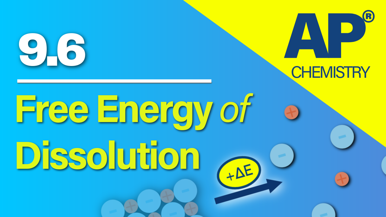 Thumbnail for AP Chemistry 9.6 Free Energy of Dissolution video lesson