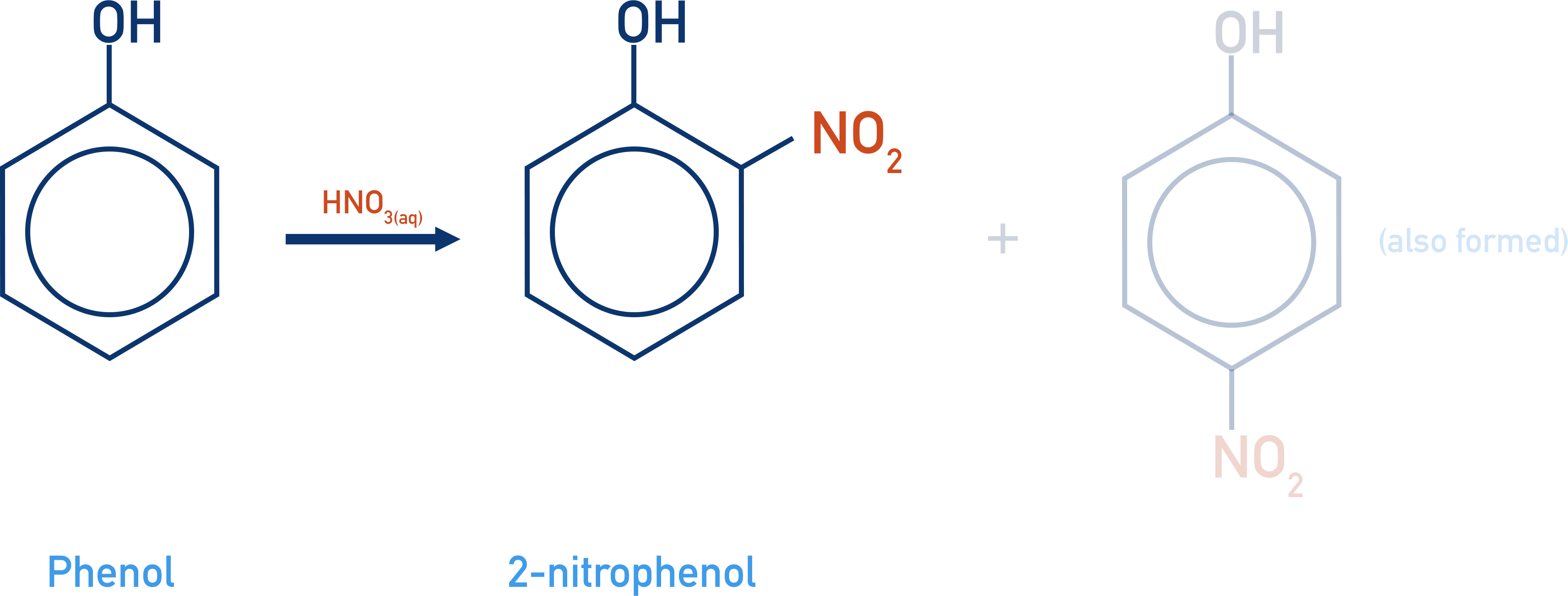 nitration of phenol nitric acid