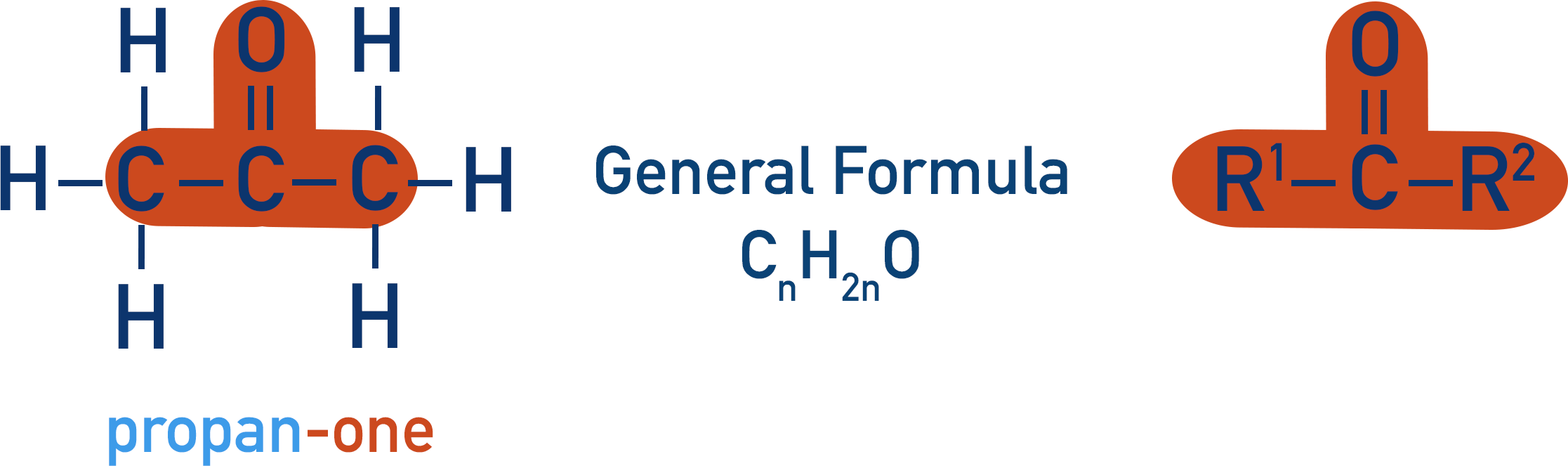 ketone functional group general formula ethanone